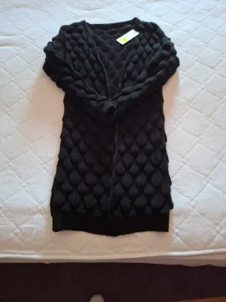 Chaqueta larga tejida talla S/M