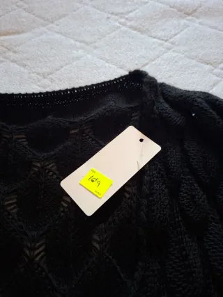 Chaqueta larga tejida talla S/M