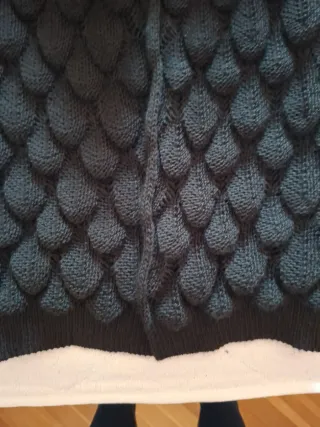 Chaqueta larga tejida talla S/M