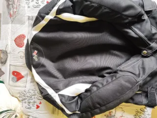 Giubbino moto Spirit ST nero/bianco