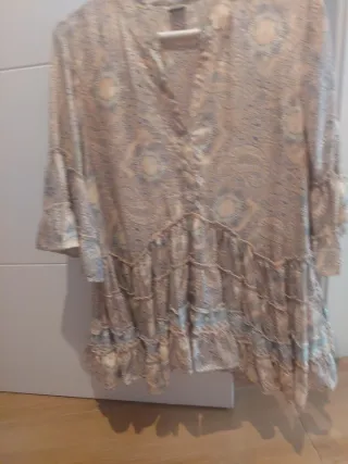 Blusa estampada talla única