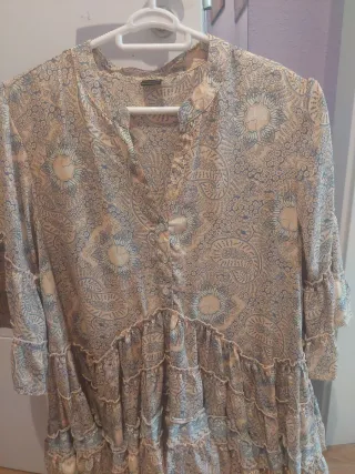 Blusa estampada talla única