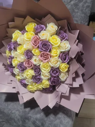 Rosas de jabón decorativas