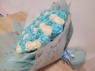 Rosas de jabón decorativas