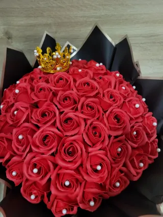 Rosas de jabón decorativas