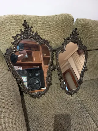 2 Espejos Decorativos Vintage