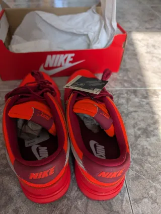 Zapatillas Nike Naranja y Rojo