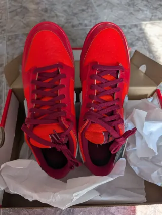 Zapatillas Nike Naranja y Rojo