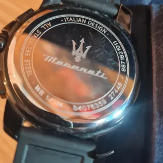 Orologio Maserati Uomo Nero e Oro