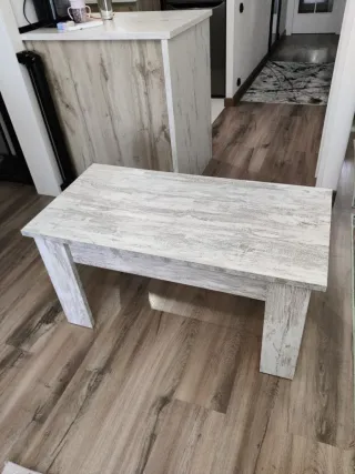 Mesa centro elevable madera