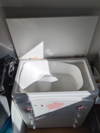 Mueble cambiador infantil blanco