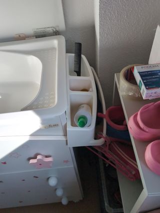 Mueble cambiador infantil blanco