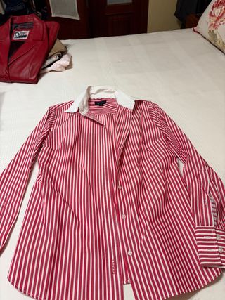 Blusa Gant Rayas Rojas y Blancas