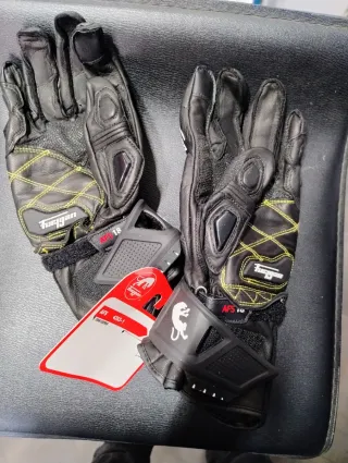 Guantes Moto Furygan CueroNegro, nuevos a estrenar