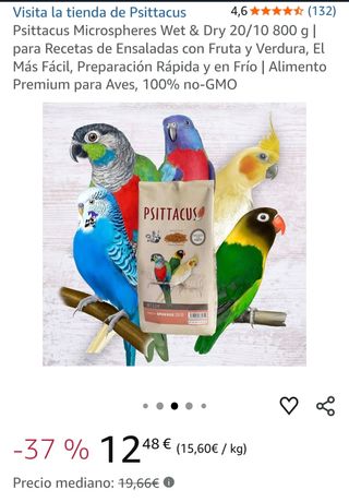 Psittacus Microspheres Wet & Dry 800g