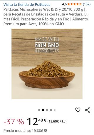 Psittacus Microspheres Wet & Dry 800g