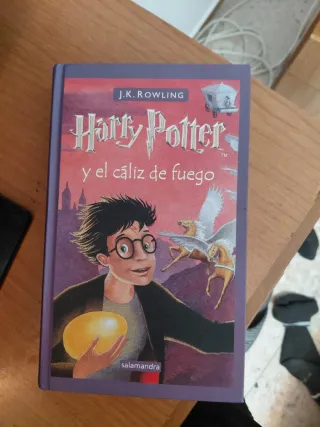 libro Harry Potter y el caliz de fuego