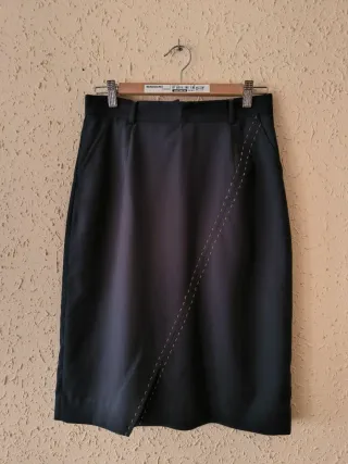 Falda Adolfo Domínguez Negra