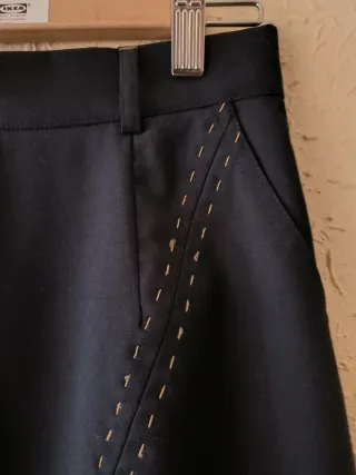 Falda Adolfo Domínguez Negra