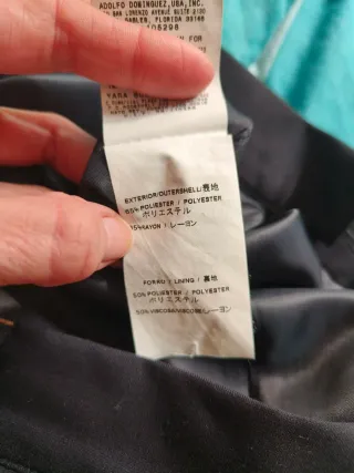 Falda Adolfo Domínguez Negra