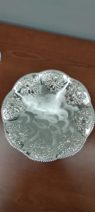 Ciotola e 2 porta tovaglioli silver