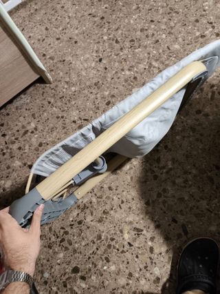 Hamaca para bebé gris