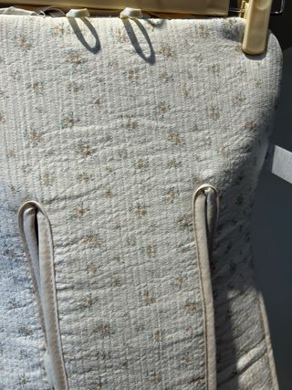 Colchoneta reversible silla bebé beige