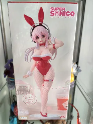 Super Sonico BiCute Bunnies Figure Red Ver FuRyu