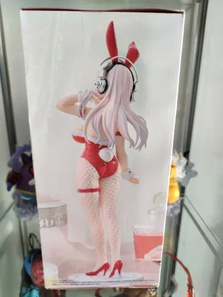 Super Sonico BiCute Bunnies Figure Red Ver FuRyu