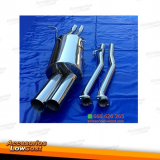 Escape deportivo Bmw E30 320 i 325 i ix acero ino