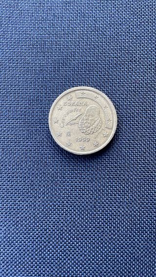 Moneda 50 céntimos España 1999