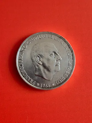 100 ptas. 1966 *67. Plata UNC/SC