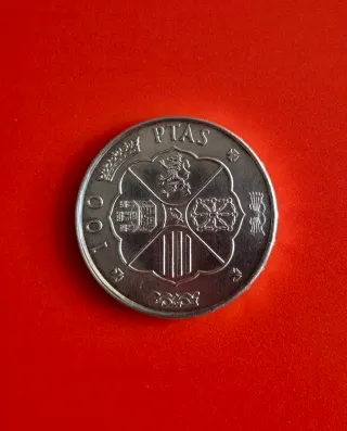 100 ptas. 1966 *67. Plata UNC/SC