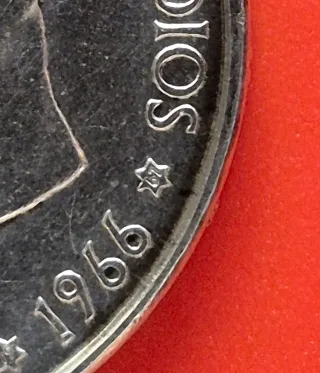 100 ptas. 1966 *67. Plata UNC/SC