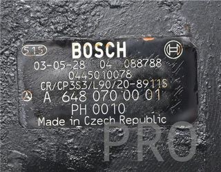 A 648 070 00 01 - BOMBA DE ALTA Mercedes-Benz Clase C (BM 203) Berlina (02.2000->) 2.2 C 220 CDI (LA)(203.008) [2,2 Ltr. - 110 kW CDI CAT]