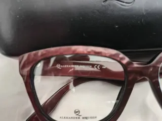 Gafas Alexander McQueen Marrón Acetato