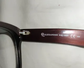 Gafas Alexander McQueen Marrón Acetato