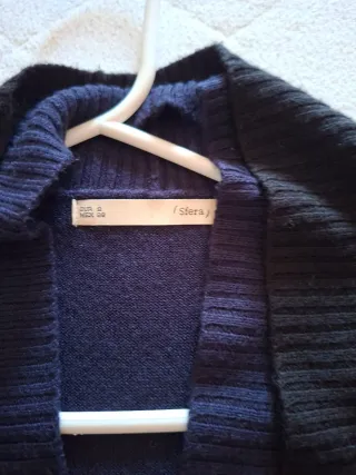 Chaquetas amplias negra y azul talla única