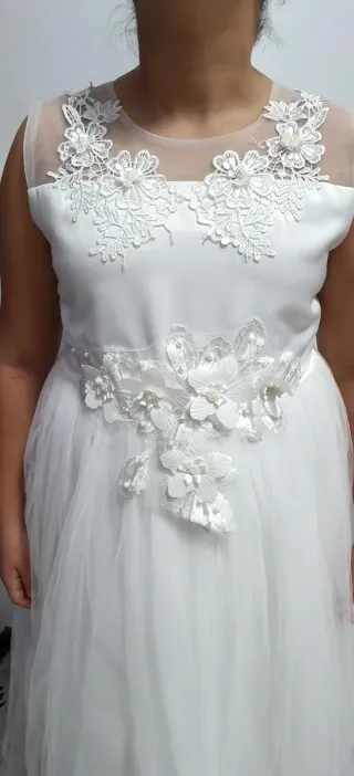 Traje Comunión/Fiesta Niña Blanco