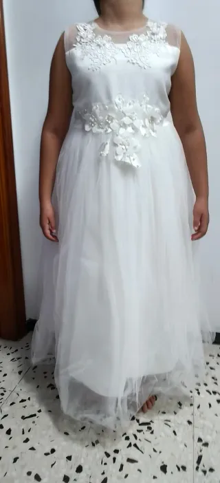 Traje Comunión/Fiesta Niña Blanco