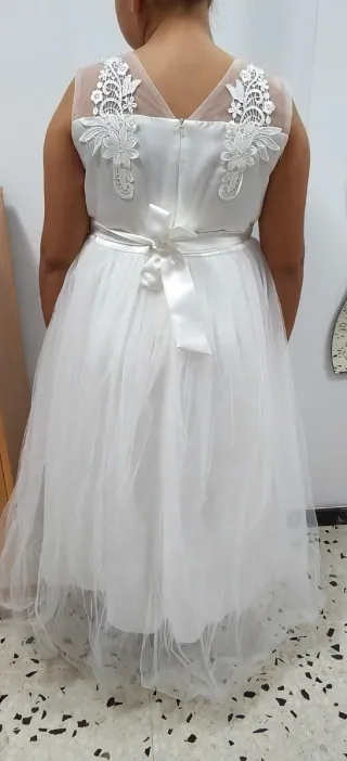 Traje Comunión/Fiesta Niña Blanco