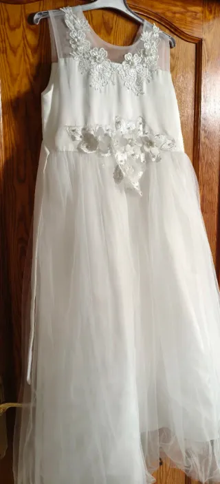 Traje Comunión/Fiesta Niña Blanco