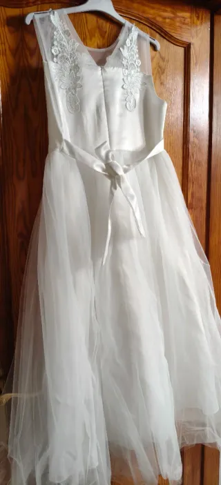 Traje Comunión/Fiesta Niña Blanco