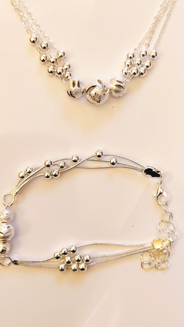 Conjunto Collar y Pulsera S925