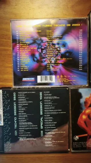 Lote 5 CDs Música Electrónica Dance Techno