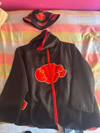 Gorro y capa Naruto Akatsuki