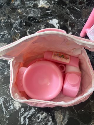 Muñeca Bebé con Cuna y Accesorios
