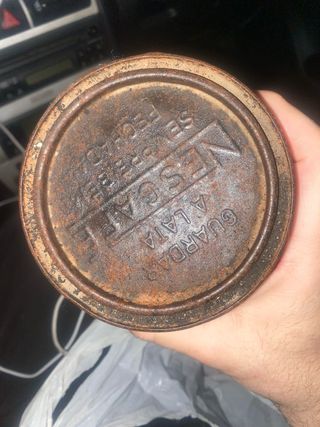 Lata antigua Antim infantil