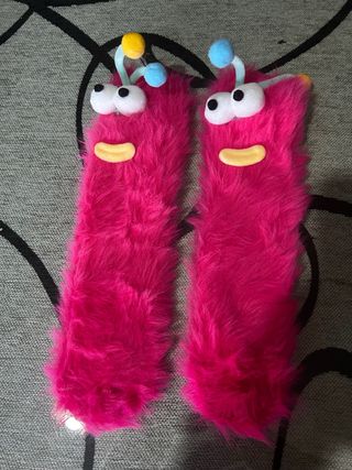 Calcetines divertidos de peluche