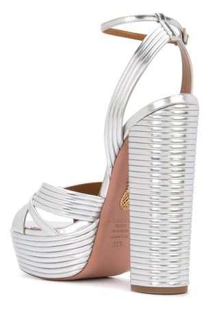 Sandalias Aquazzura Sundance Plata Talla 38